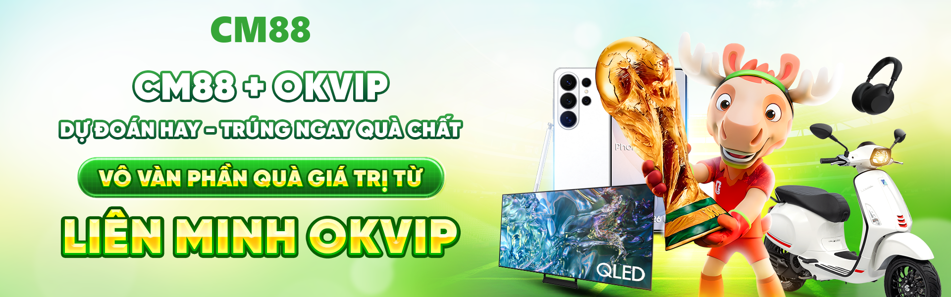 cm88 + tập đoàn OKVIP mở giải hội viên dự đoán kết quả hay trúng ngay quà chất wc 2026